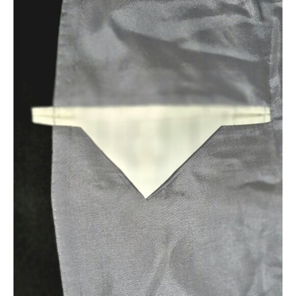 BLACK By Vera Wang Mens Wool Peak Lapel Tuxedo Jacket(46R) And Pants(40R) - Picture 7 of 15